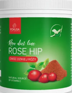 Pokusa RawDietLine Rose Hip Owoc Dzikiej Róży dla psa i kota op. 200g