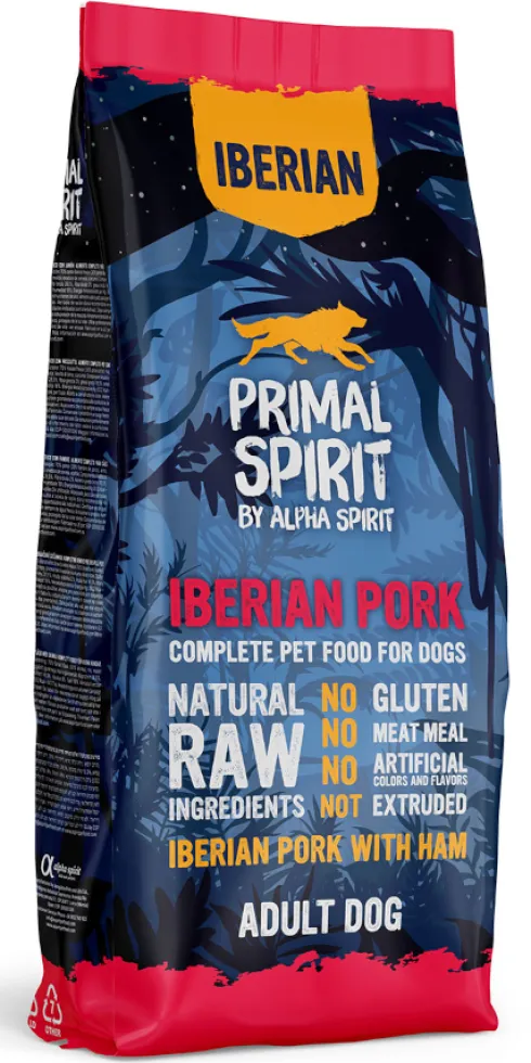 Primal Spirit Iberian Pork Karma sucha miękka dla psa op. 12kg