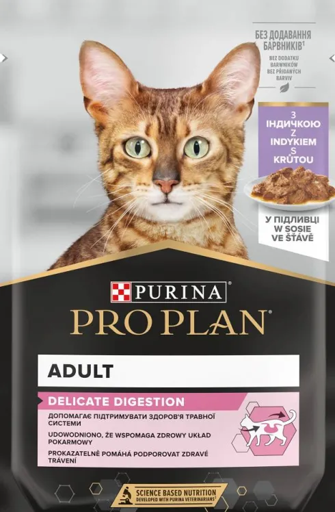 Pro Plan Cat Delicate Adult Indyk Mokra Karma dla kota op. 85g