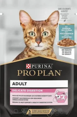 Pro Plan Cat Delicate Adult Ryby oceaniczne Mokra Karma dla kota op. 85g Pakiet 26szt. + Podkładka pod Miskę GRATIS