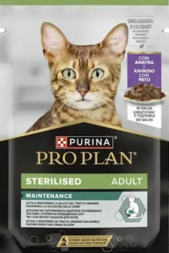 Pro Plan Cat Sterilised Kaczka w sosie Mokra Karma dla kota op. 85g Pakiet 26szt. (18+8 GRATIS)
