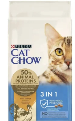 Purina Cat Chow Adult Special Care 3w1 Sucha Karma dla kota op. 15kg [Data ważności: 11.2026] + Rękawica Pielęgnacyjna GRATIS