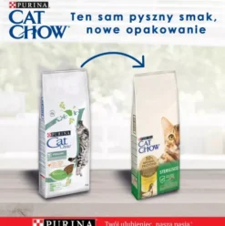 Purina Cat Chow Adult Sterilised Sucha Karma dla kota op. 1.5kg