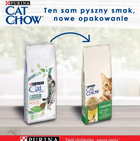 Purina Cat Chow Adult Sterilised Sucha Karma dla kota op. 1.5kg