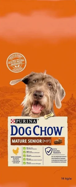 Purina Dog Chow Mature Senior 7+ Chicken Sucha Karma dla psa op. 2x14kg MEGA-PAK