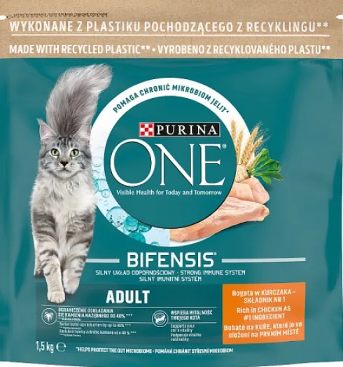 Purina ONE Cat Adult z Kurczakiem Sucha Karma dla kota op. 1.5kg
