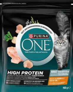 Purina ONE Cat High Protein Adult Chicken Sucha Karma dla kota op. 900g