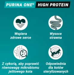 Purina ONE Cat High Protein Adult Chicken Sucha Karma dla kota op. 900g