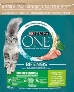 Purina ONE Cat Indoor z Indykiem Sucha Karma dla kota op. 800g