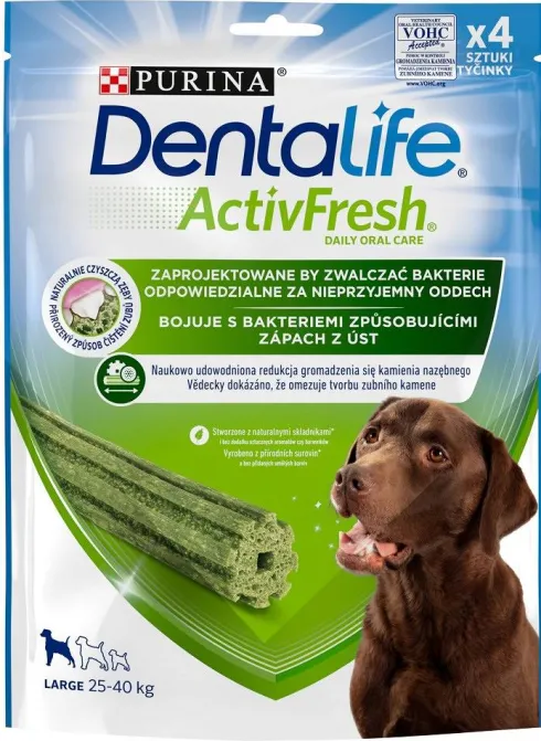Purina Przysmak Dentalife ActivFresh dla psa rozm. L op. 4szt