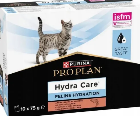 Purina Vet Diets Hydra Care Salmon Mokra Karma dla kota op. 10x75g