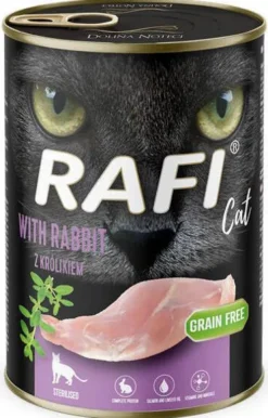 Rafi Cat Adult Sterilised Królik Mokra Karma dla kota op. 400g