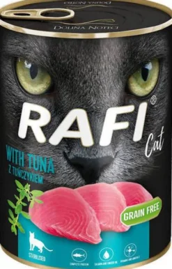 Rafi Cat Adult Sterilised Tuna Mokra Karma dla kota op. 400g Pakiet 12szt.