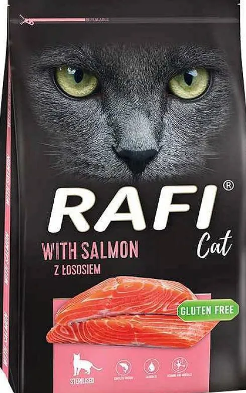 Rafi Cat Sterilised Łosoś Sucha karma dla kota op. 7kg