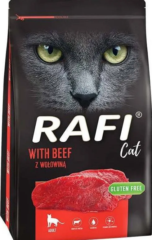 Rafi Cat Wołowina Sucha karma dla kota op. 7kg