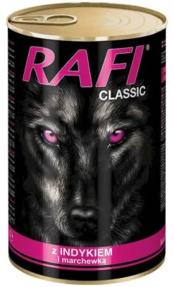 Rafi Classic Dog Indyk z marchewką Mokra Karma dla psa op. 1240g
