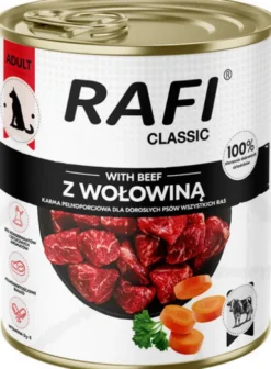 Rafi Classic Dog Wołowina Mokra Karma dla psa op. 800g Pakiet 12szt.