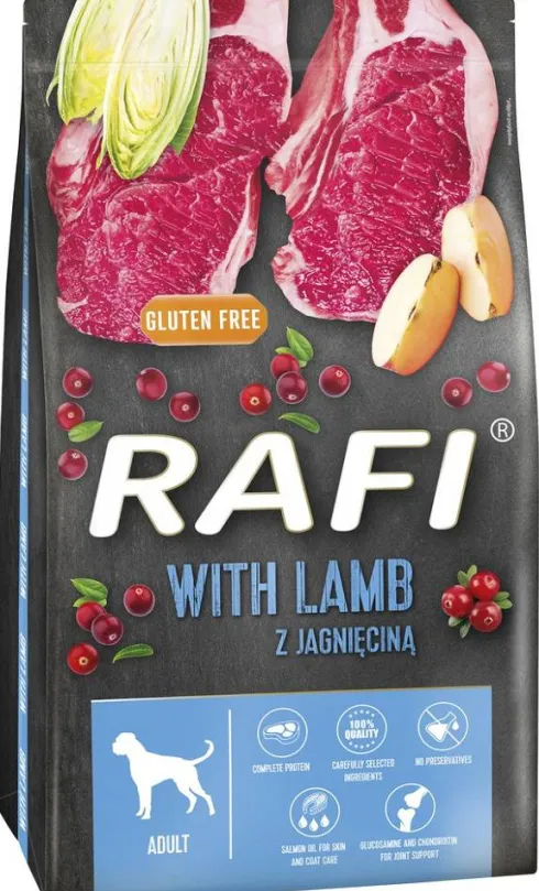 Rafi Dog Jagnięcina z ryżem Sucha karma dla psa op. 10kg