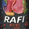 Rafi Dog Wołowina z borówką i żurawiną Mokra Karma dla psa op. 400g WYPRZEDAŻ