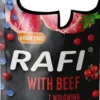 Rafi Dog Wołowina z borówką i żurawiną Mokra Karma dla psa op. 500g Pakiet 10szt.