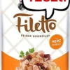 Rinti Filetto Kurczak z sercami w galaretce Mokra Karma dla psa op. 100g Pakiet 12szt.