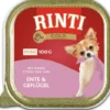 Rinti Gold Mini Kaczka z drobiem (ente&geflugel) Mokra Karma dla psa op. 100g WYPRZEDAŻ