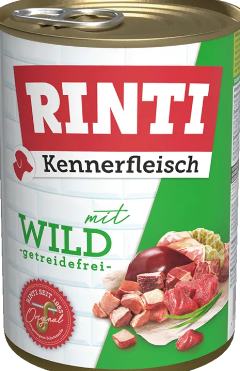 Rinti Kennerfleisch Dziczyzna (mit wild) Mokra Karma dla psa op. 400g
