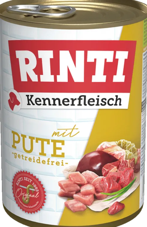 Rinti Kennerfleisch Indyk (mit pute) Mokra Karma dla psa op. 400g Pakiet 6szt. WYPRZEDAŻ