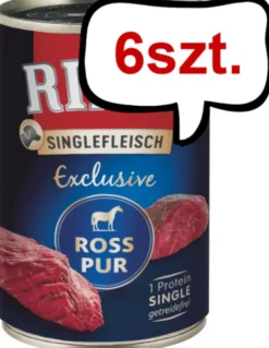 Rinti Singlefleisch Exclusive Konina (mit ross pur) Mokra Karma dla psa op. 400g Pakiet 6szt.