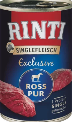 Rinti Singlefleisch Exclusive Konina (mit ross pur) Mokra Karma dla psa op. 400g Pakiet 6szt.