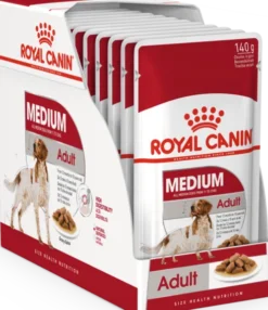 Royal Canin Adult Medium Mokra Karma dla psa op. 140g Pakiet 10szt.