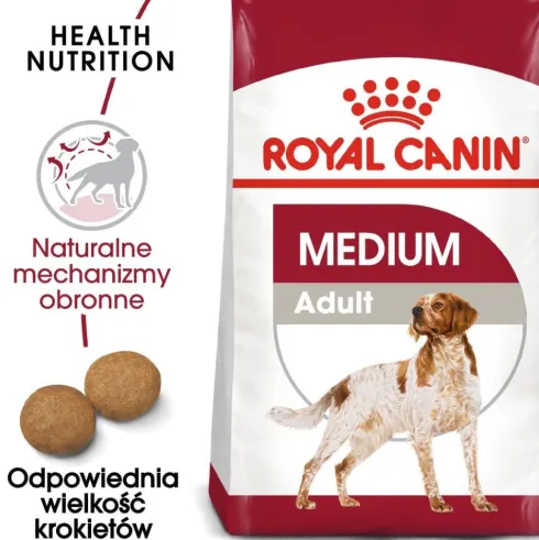 Royal Canin Adult Medium Sucha Karma dla psa op. 15kg