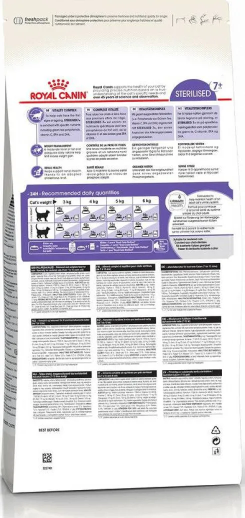 Royal Canin Mature (7+) Sterilised Sucha Karma dla kota op. 1.5kg