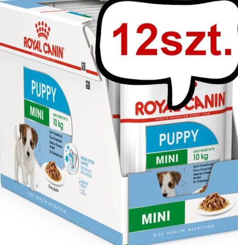 Royal Canin Puppy Mini Mokra Karma dla szczeniaka op. 85g Pakiet 12szt.