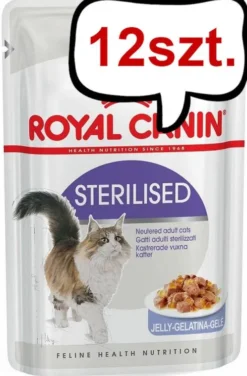 Royal Canin Sterilised w galaretce Mokra Karma dla kota op. 85g Pakiet 12szt.