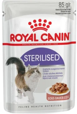 Royal Canin Sterilised w sosie Mokra Karma dla kota op. 85g Pakiet 12szt.