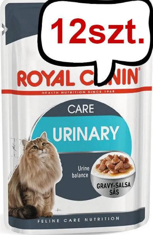 Royal Canin Urinary Care w sosie Mokra Karma dla kota op. 85g Pakiet 12szt.