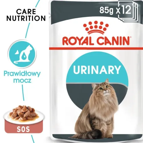 Royal Canin Urinary Care w sosie Mokra Karma dla kota op. 85g Pakiet 12szt.