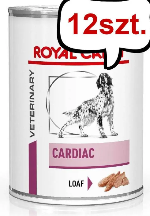 Royal Canin Vet Cardiac Mokra Karma dla psa op. 410g Pakiet 12szt.