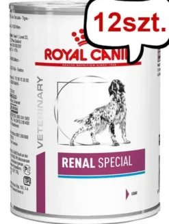 Royal Canin Vet Renal Special Mokra Karma dla psa op. 410g Pakiet 12szt.