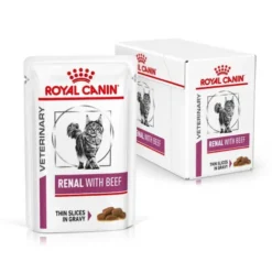 Royal Canin Vet Renal with Beef Mokra Karma dla kota op. 85g Pakiet 12szt.
