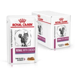 Royal Canin Vet Renal with Chicken Mokra Karma dla kota op. 85g Pakiet 12szt.