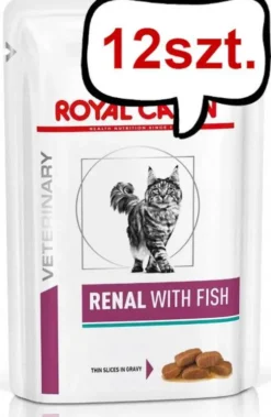 Royal Canin Vet Renal with Fish Mokra Karma dla kota op. 85g Pakiet 12szt.