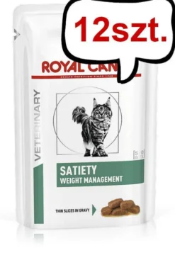 Royal Canin Vet Satiety Weight Management Mokra Karma dla kota op. 85g Pakiet 12szt.