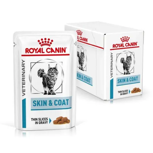 Royal Canin Vet Skin&Coat Mokra Karma dla kota op. 85g Pakiet 12szt.