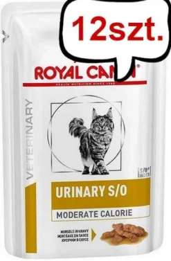 Royal Canin Vet Urinary S/O Moderate Calorie Mokra Karma dla kota op. 85g Pakiet 12szt.