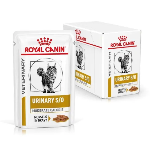Royal Canin Vet Urinary S/O Moderate Calorie Mokra Karma dla kota op. 85g Pakiet 12szt.
