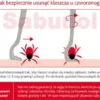 Sabunol Obroża na kleszcze i pchły dla psa kolor czarny dł. 50cm