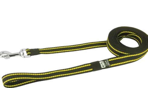 Sali Smycz treningowa dla psa rozm. 25mm/5m kolor czarno-żółty