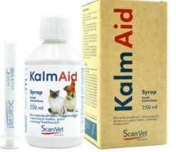 Scanvet KalmAid Syrop Uspokajający dla psa i kota poj. 250ml